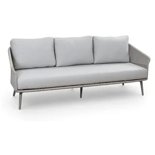 Loungesofa Alezio | 3 Sitzer | Beige | Camel Sake | Aluminium und Rope - Beige