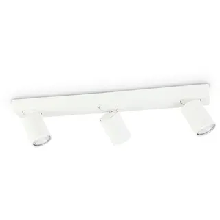 Ideal Lux Led-Deckenstrahler , Weiß , Metall , F , 9x12.5x54 cm , Lampen & Leuchten, Leuchtenserien