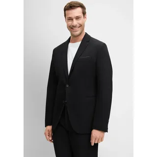 Sakko CINQUE "CIDITO", Herren, Gr. 106, schwarz, Web, Obermaterial: 52% Polyester, 21% Polyamid, 17% Viskose, 10% Elasthan, unifarben, regular fit, Sakkos Sakko, in 2-Knopf-Form