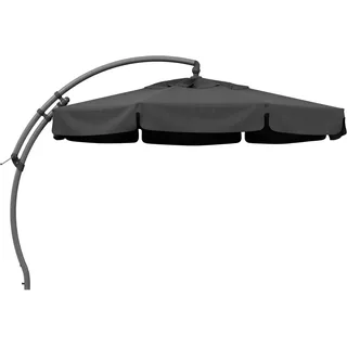 SUN GARDEN Easy Sun Ø 350 cm Grau