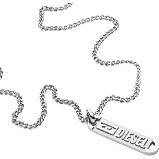 Diesel Halskette DX1228040 Grau Edelstahl/Silber