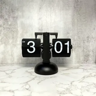 Retro mechanische Automatikuhren mit 12 Stunden, digitale Uhr, für Wohnzimmer, Schlafzimmer und Büro.