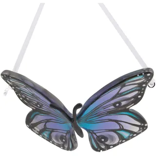 Hallmark Weihnachtsdekoration Weihnachtskugeln, Schmetterling, Violett und Blau (0001HGO3048)