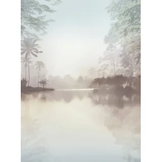 Komar Vliestapete »Digitaldruck Vlies - Lac Tropical Pure - Größe 200 x 280 cm« bedruckt glatt Wohnzimmer, Schlafzimmer, bunt