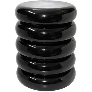 Relaxdays Beistelltisch, , schwarz , Metall, , 31x45x31 cm, , Wohnzimmer, Wohnzimmertische, Beistelltische