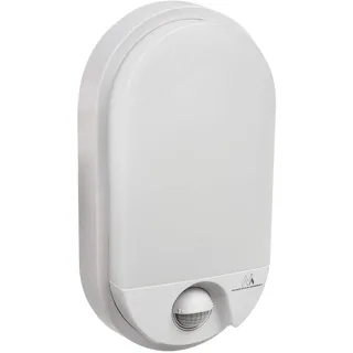 Maclean Brackets Außenwandleuchte LED-Lampe 3,0 cm IP54 inkl. Bewegungsmelder weiß