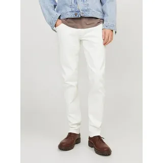 JACK & JONES Slim-fit-Jeans »JJIGLENN JJEVAN CJ 977 SN«, weiß