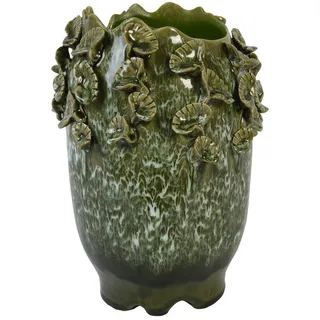 Xxxl Vase , Grün , Stein , 18.00x24.50x19.50 cm , Dekoration, Vasen