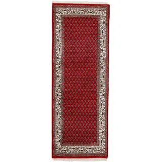 Woven Arts Orientteppich »Mir, auch als Läufer« rechteckig 15 mm Höhe handgeknüpft, Wohnzimmer, reine Wolle, rot