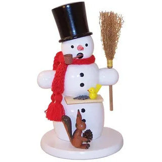 Räuchermann Schneemann mit Zylinder BxHxt 10,5x18x10,5cm NEU räuchermann