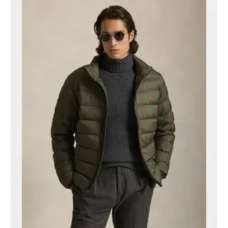 Polo Ralph Lauren für Herren. 710967774007 Der Colden Coat grün (L), Lässig, Recyceltes Polyester, Nachhaltig