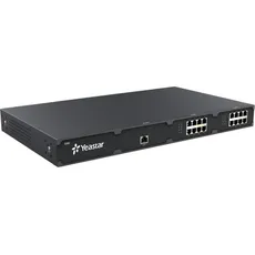 Yeastar S300 - UDP - TCP - TLS - SRTP - SIP (RFC3261) - IAX2 - 10,100,1000 Mbit/s - IEEE, Telefon, Schwarz