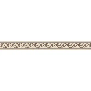 A.S. Création selbstklebende Bordüre Only Borders Borte 5,00 m x 0,05 m beige braun Made in Germany 259110 2591-10