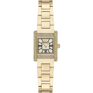 Emporio Armani Damen Analog Quarz Uhr mit Edelstahl Armband AR11663