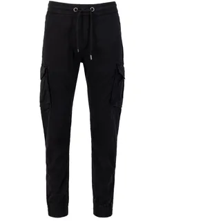 Alpha Industries Cotton Twill Jogger Freizeithose für Herren Black