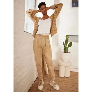 Inspirationen Paperbag-Hose, braun