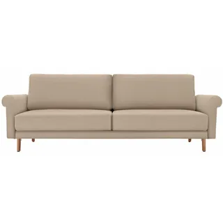 creation by rolf benz 2-Sitzer »CR.450, Designsofa, Loungesofa«, modern Landhaus, Füße in Nussbaum, Breite 168 cm beige