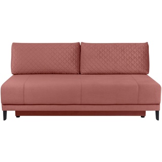 Mid.you Schlafsofa , Altrosa , Textil , Füllung: Komfortschaum, Silikon , 198x91x106 cm , Made in Eu , Liegefunktion , Wohnzimmer, Sofas & Couches, Schlafsofas, Sonstige Schlafsofas