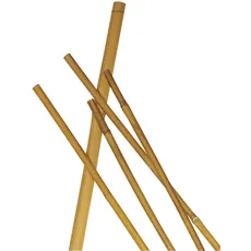 VERDELOOK Bambusrohr aus natürlichem Bambus, Höhe 105 cm, Durchmesser 8/10 mm, zur Unterstützung von Pflanzen im Garten