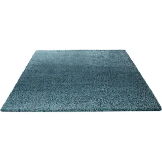Esprit Cosy Glamour 2.0 Hochflorteppich 40 x 60 cm Blau/Türkis