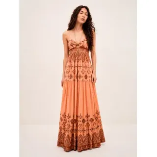 BA&SH für Damen. 1E26ZEMA Kleid Zema orange (34), Lässig, Viskose, Ärmellos / Hosenträger
