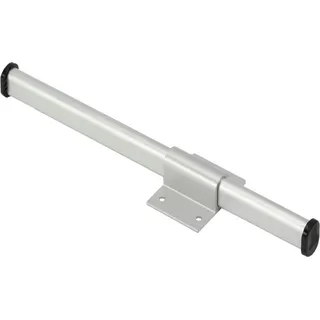 Hettich Kleiderstange Aluminium eloxiert/Kunststoff Schwarz