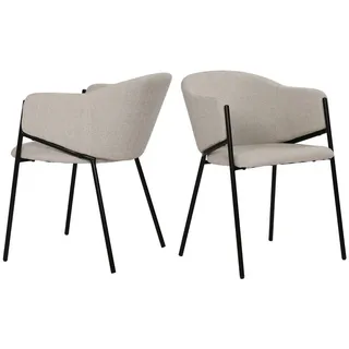 SIT Möbel Armlehnstuhl Polyester beige 2er Set