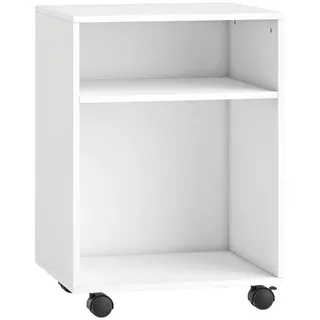 Homcom Druckertisch 40x35x56 cm Weiß