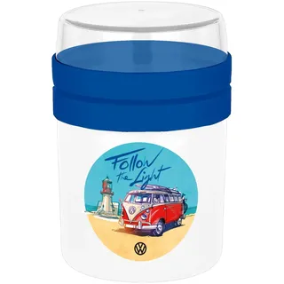 Gedalabels Food to go Becher VW Follow the light 500ml | Müsli to go | Volkswagen | Aufbewahrung