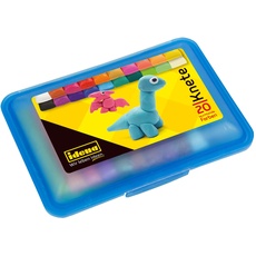 Bild 68125 - Knetebox mit 20 Stangen bunter Knete, in blauer Aufbewahrungsbox, lustiger Knetspaß für Kinder