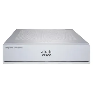 Cisco FPR1010-ASA-K9 Security Appliance, 8Ports, - FW/IPsec VPN Throughput: 2Gbps/500Mbps, max.VPN Peers: 75, - max.concurrent Sessions: 100K, new Sessions: 25k/sec, - High Availability: active/standby (nur mit SECPlus Lizenz), - kein Clustering, Scalabili