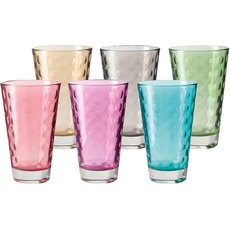 Bild Optic Trinkgläser Mehrfarbig 6 Stück sortiert 300 ml farbig