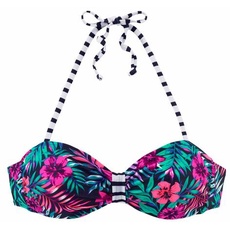 Bild von Bandeau-Bikini-Top »Summer«, mit kontrastfarbener Schlaufe, blau