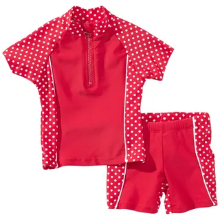 Playshoes zweiteilig Schwimmshirt Badeshorts Badebekleidung Unisex Kinder,Punkte,86-92