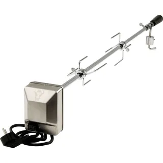 BBQ-Toro Universal Grillspieß Set für Grill mit Spieß, Motor, Motorhalterung und Fleischnadeln