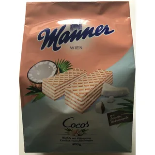 Manner Cocos Schnitten Kekse 400,0 g