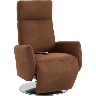 sit&more Relaxsessel Kobra Kunstleder 71 x 112 x 82 cm Braun