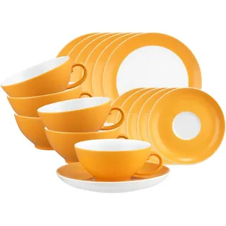 SELTMANN WEIDEN Liberty Pure Colors Teeservice 18-tlg. orange (mango orange)