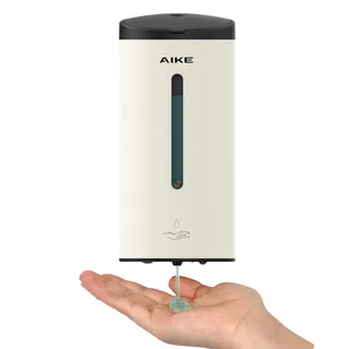 AIKE AK1205E Automatischer Seifenspender Wandmontage, Gewerblich Große Kapazität Edelstahl Flüssigspender für Esszimmer und WC