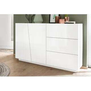 Home Affaire Vega 140 x 86 x 43 cm weiß (hochglanz)