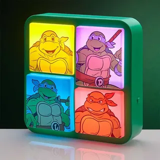 Numskull Games TMNT 3D Tischlampe Mehrfarbig