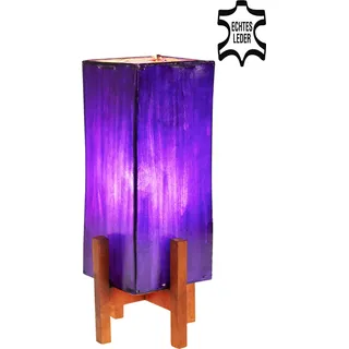 Orientalische Henna Lampe Nachttisch Erde Marokko - Lila