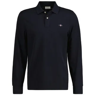 GANT Herren, Poloshirt 1er Pack", Regular Shield Longsleeve Pique Rugger