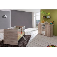 Bild von Babymöbel-Set »Bergamo«, (Spar-Set, 2 St.), Bett + Wickelkommode