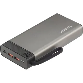 VOLTCRAFT PB-20-PD3.0 Powerbank 20000 mAh USB PD 3.0 LiPo Grau-Schwarz Statusanzeige