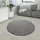Rabbit 780 Fellteppich Ø 120 cm Grau
