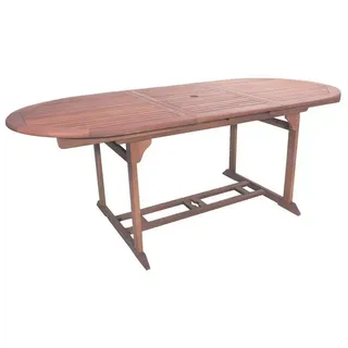 Garden Pleasure Gartentisch Ausziehtisch 120,0/150,0 x 90,0 x 74,0 cm Braun