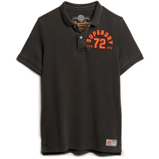 Poloshirt SUPERDRY "Poloshirt Vintage Athletic Polo", Herren, Gr. XXL, schwarz, Obermaterial: 100% Baumwolle CO., Shirts Poloshirt
