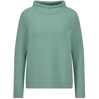 GOLDNER Rundhalspullover »Kurzgröße Langarm Ottoman-Design, Turtleneck«, grün