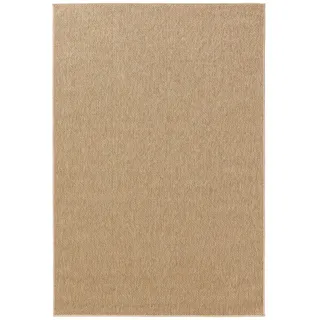 benuta Outdoorteppich Iowa Beige 160x230 cm , Kunststoff , Rechteckig , 160x230 cm , wasserabweisend , Teppiche und Böden, Teppiche, Outdoorteppiche